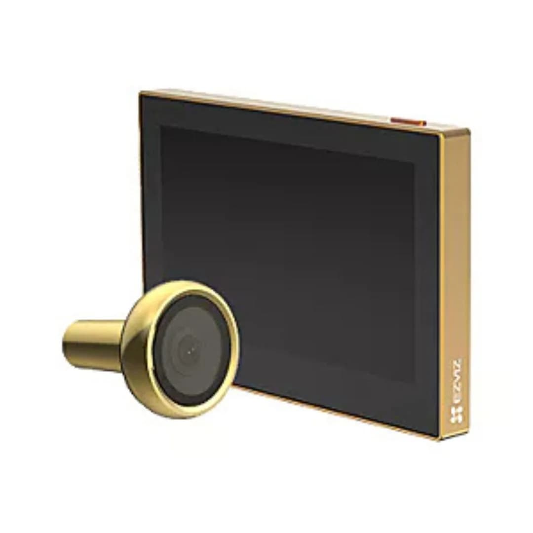 EZVIZ HP2 (CS-HP2-R100-6E2WB-GD) Olho Mágico Digital Inteligente com Ecrã 4.3" Wi-Fi Dourado