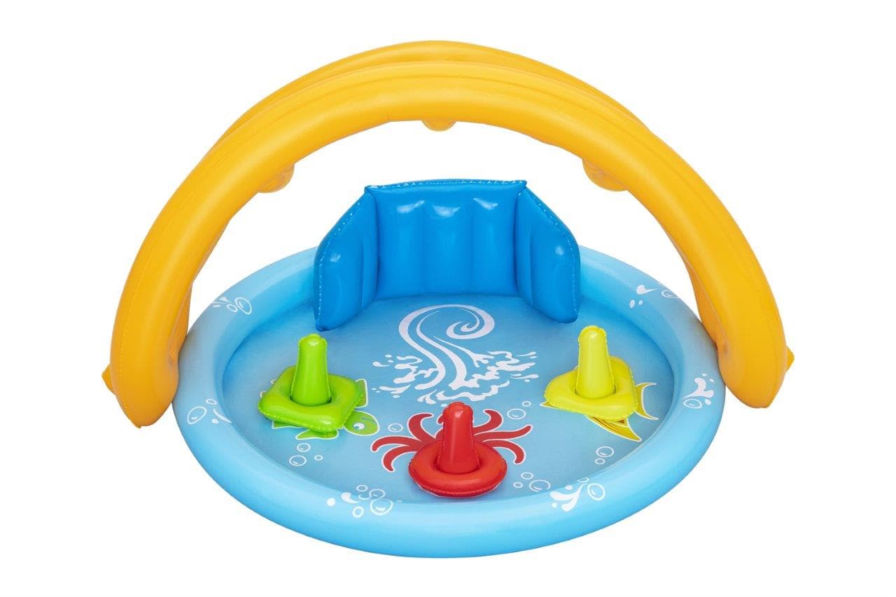 Piscina Insuflável Com Dossel, Encosto E Separador 1,15M X 89Cm X 76Cm Bestway