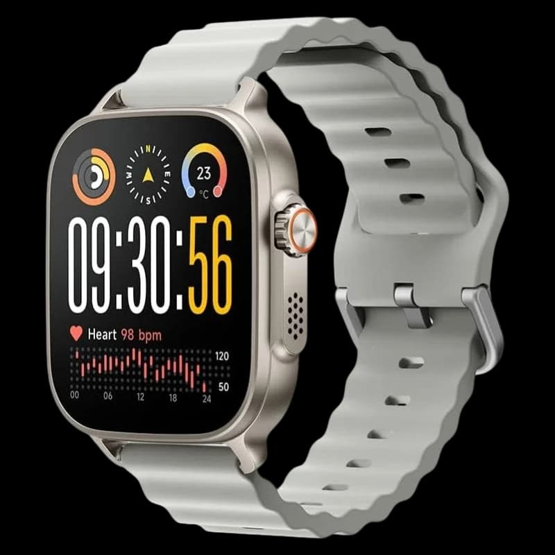 Realme Watch 5 Smartwatch AMOLED 1.97″ GPS NFC – Prateado