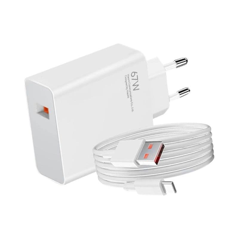 Xiaomi 67W HyperCharge Combo USB Type-A Branco