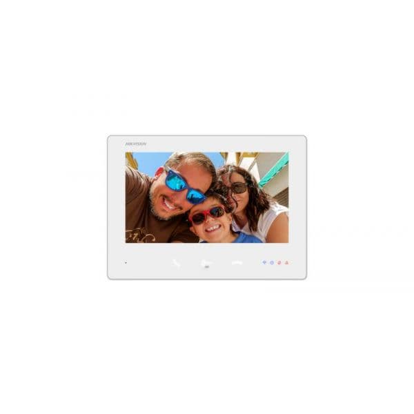 Hikvision Monitor Videoporteiro DS-KH7300EY-WTE2/White 7" TFT Tátil 2 Fios HD Wifi
