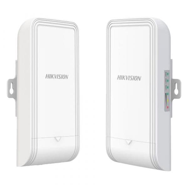 Hikvision DS-3WF0EC-2NT Ponte de Rede Sem Fios 500m 2,4GHz 300Mbps IP55 (2 unidades)