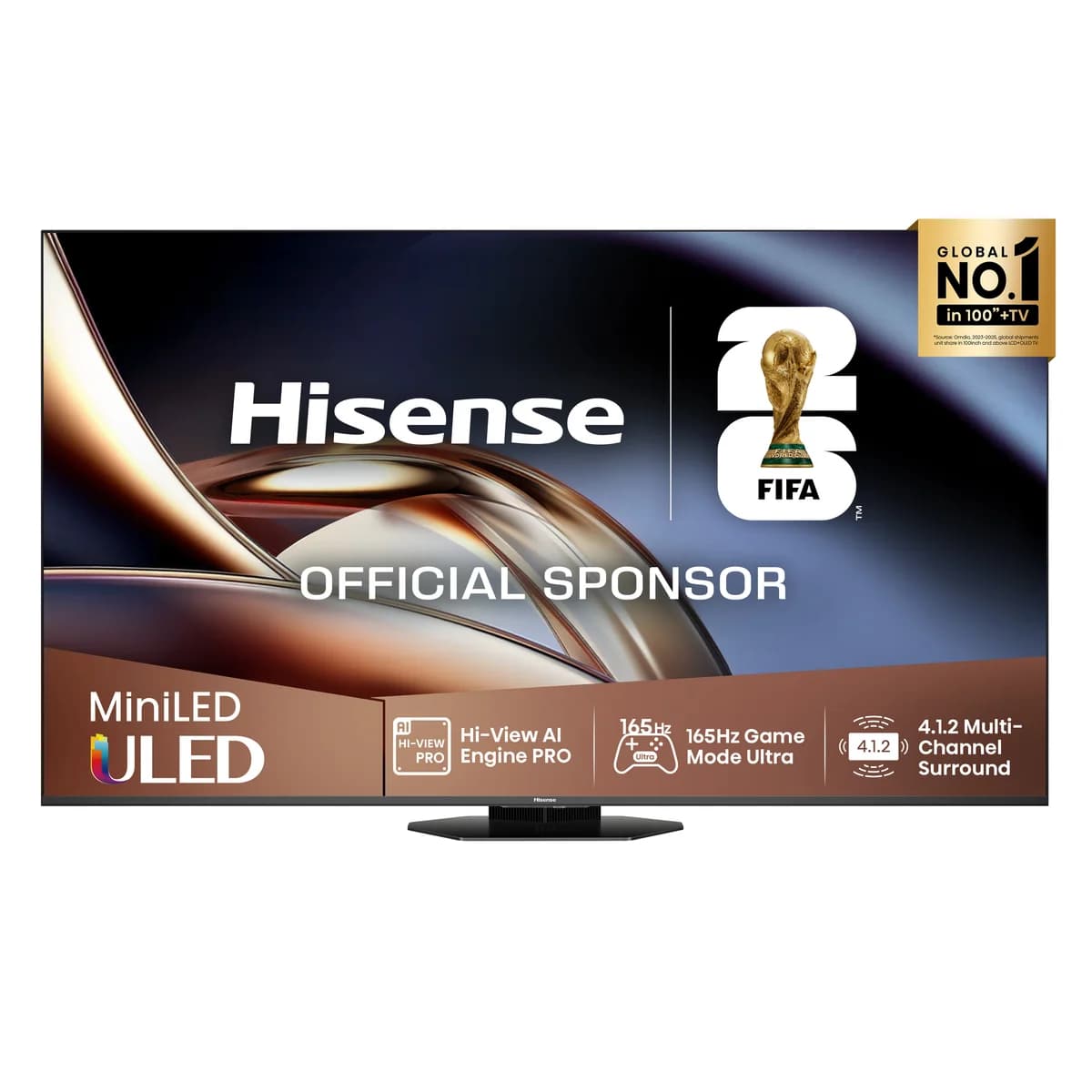Televisão Hisense 75U8Q 75" QD Mini LED UltraHD 4K VIDAA