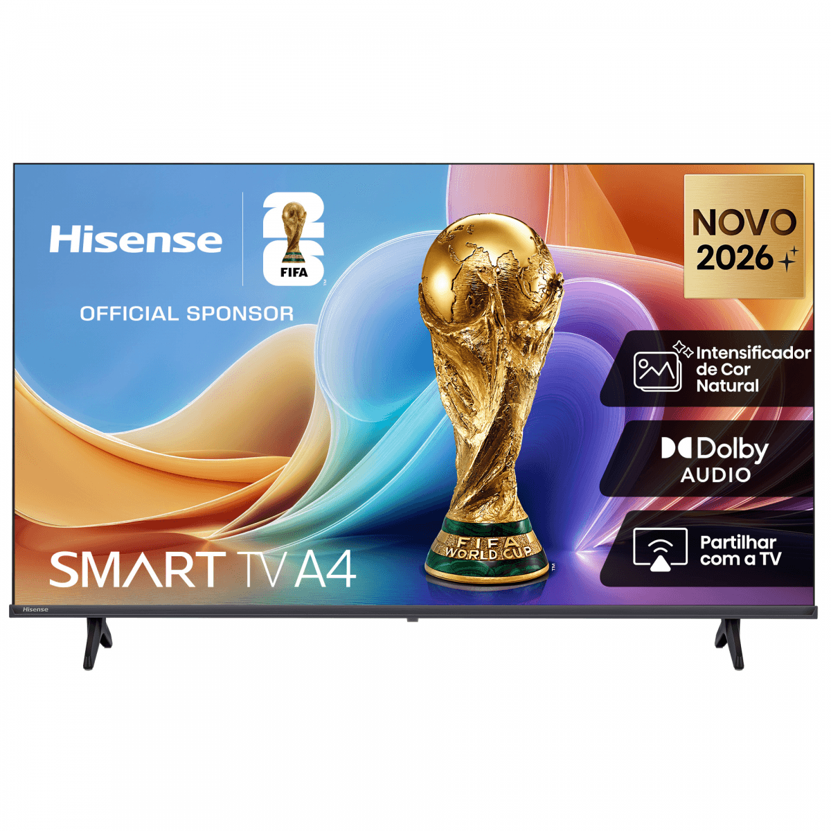 TV Hisense 32" 32A4S LED Smart TV (Google TV) HD