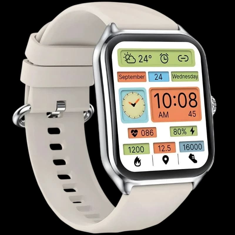 Smartwatch Zeblaze GTS 4 AMOLED 1.94″ Chamadas Bluetooth IP68 100+ Desportos Prateado