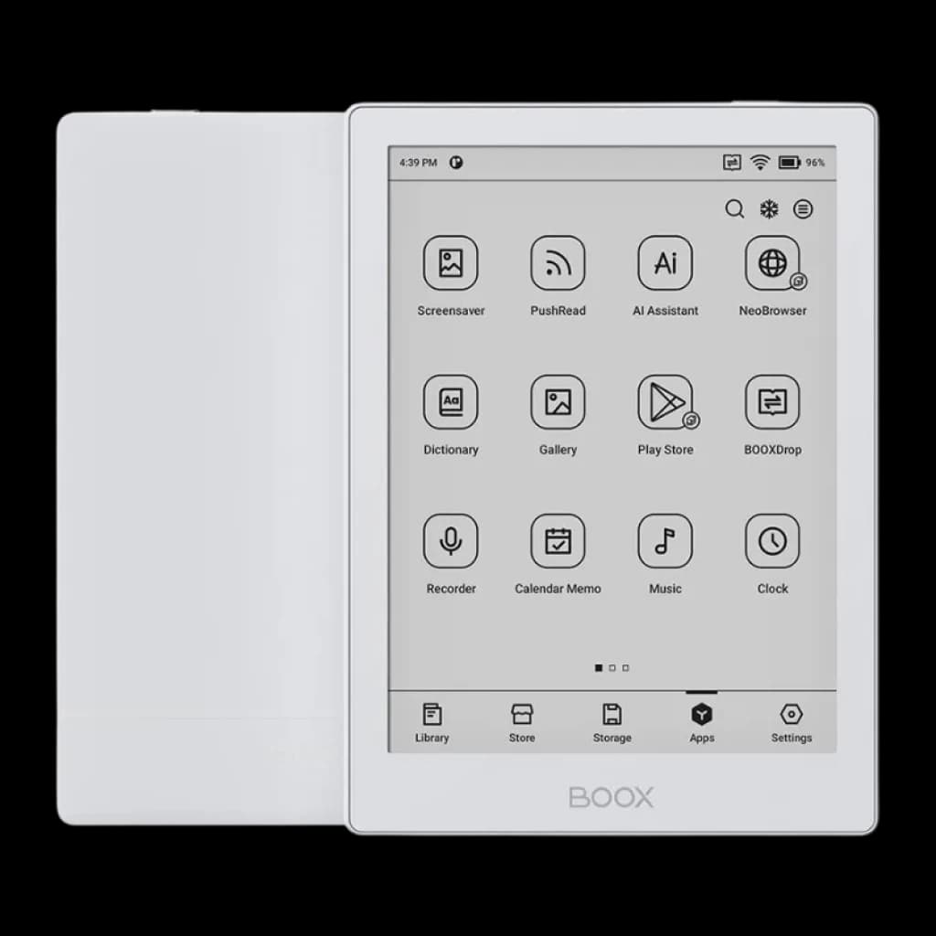 BOOX Go 6 32 GB Android 11 Branco - Leitor de livros eletrónicos 6" Carta 1300 e MicroSD