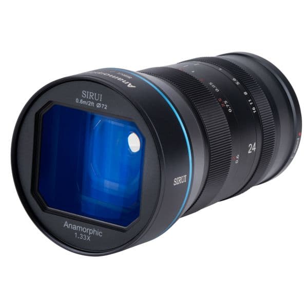Objetiva Sirui 24mm f/1.8 Anamórfica 1.33X Montagem Micro 4/3 - SISR24MFT