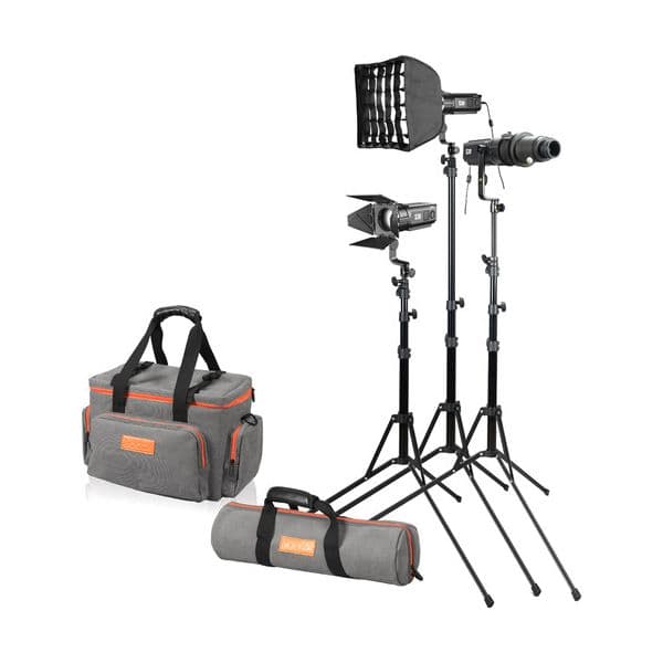 Godox Kit 3 Tochas Led de Focalização S30