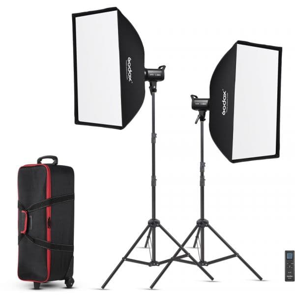 Godox Kit 2 Tochas Led Sl100d + Mala + Pés - Godoxd215361