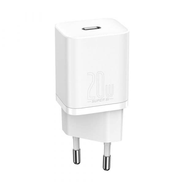Baseus Carregador Rápido Usb-c 20w White Baseus - CCSUP-B02
