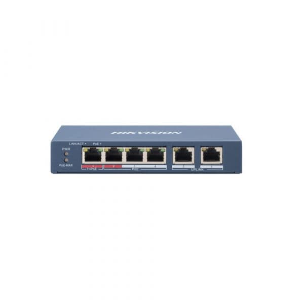 Hikvision Switch 4 Portas Poe