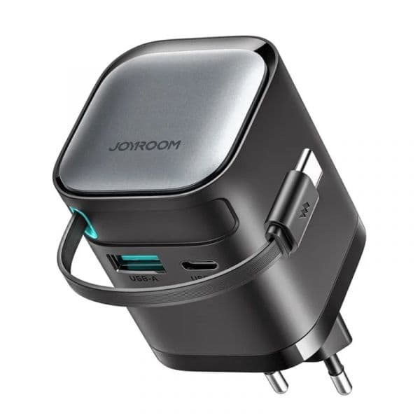 Joyroom PA-B7O 140W e JR-TCL02 65W GaN com Cabo Retrátil