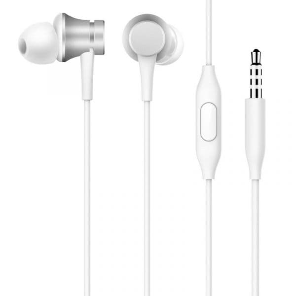 FONES DE OUVIDO XIAOMI MI FONES DE OUVIDO INTRA-AURICULARES BÁSICOS PRATEADOS