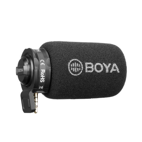 Boya BY-A7H Microfone Shotgun Compacto p/ Smartphones
