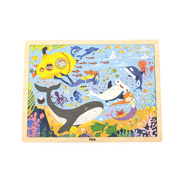 Puzzles Num Tabuleiro De Base 48 Elementos Aprendemos Sobre O Mar E Os Seus Habitantes Viga