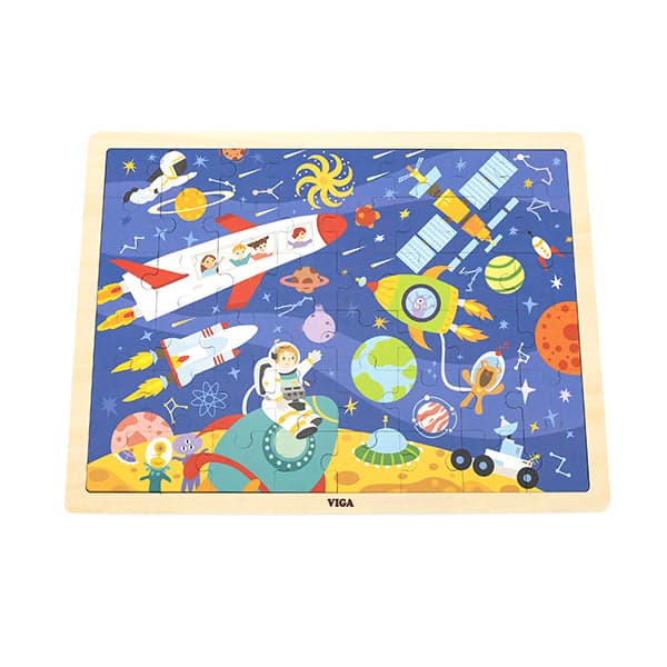 Puzzles Sobre Uma Base De 48 Peças Aprendemos Sobre O Espaço Viga