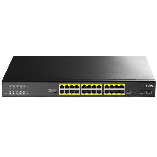 Cudy Switch GS1028PS2 24 Portas Gigabit UnManaged PoE+ SFP