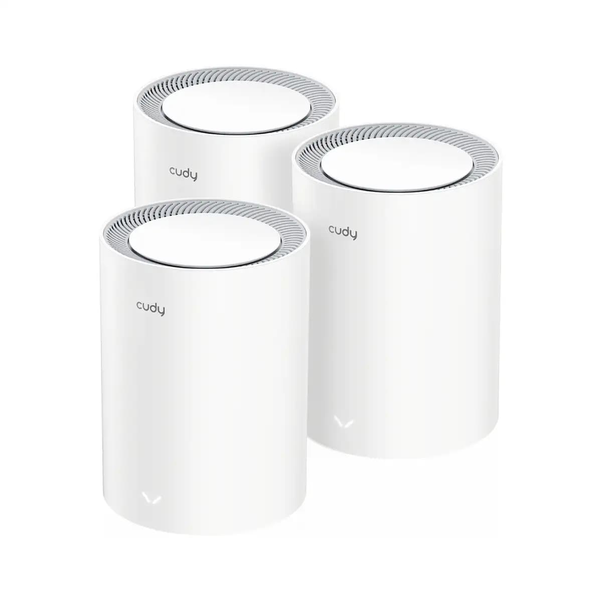 Cudy Pack 3x Sistemas Mesh M3000 Wi-Fi 6 Dual Band AX3000 Branco - M30003-PACK