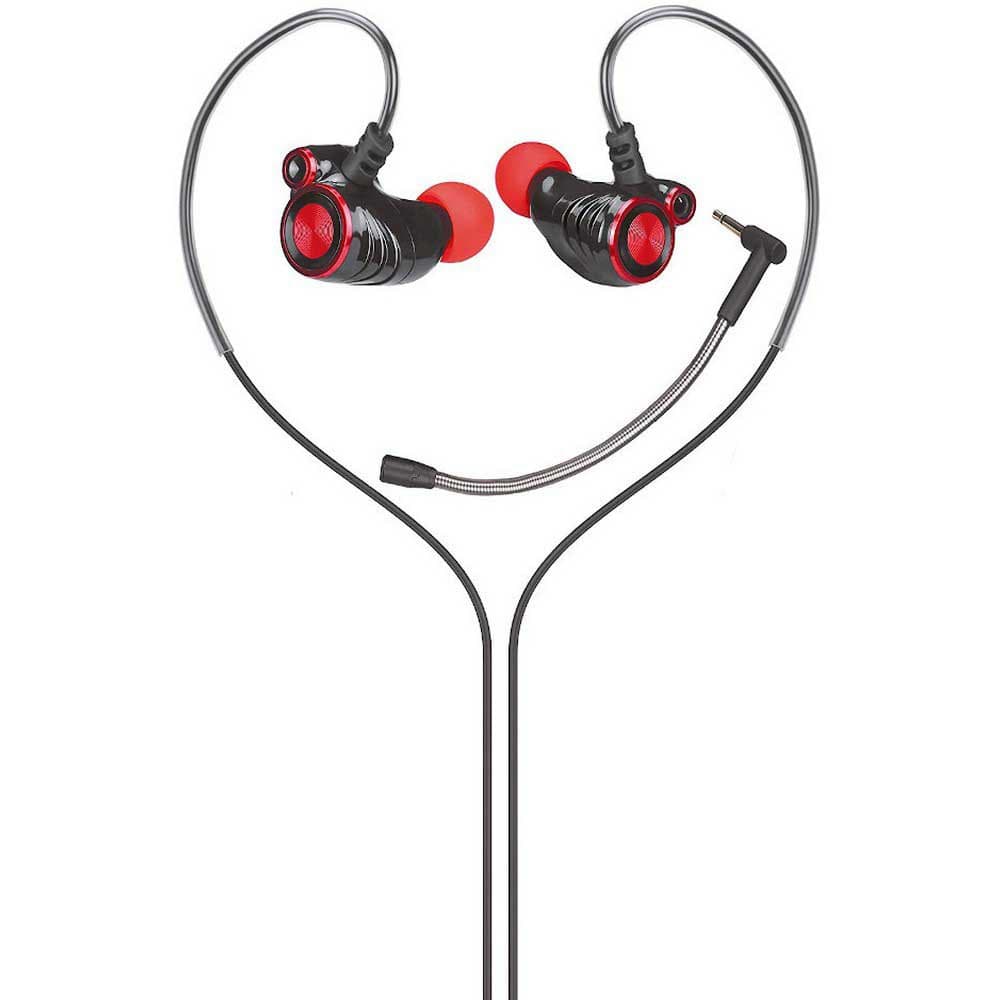 Hp Auriculares Com Fio + Micro DHE-7003 BLACK