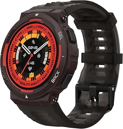 Amazfit Active Edge Preto — Smartwatch Esportivo 1,32″ GPS 10 ATM