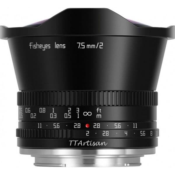 Objetiva TTARTISAN 7.5mm f/2.0 Fuji X - TTARTISANTTA31BFX