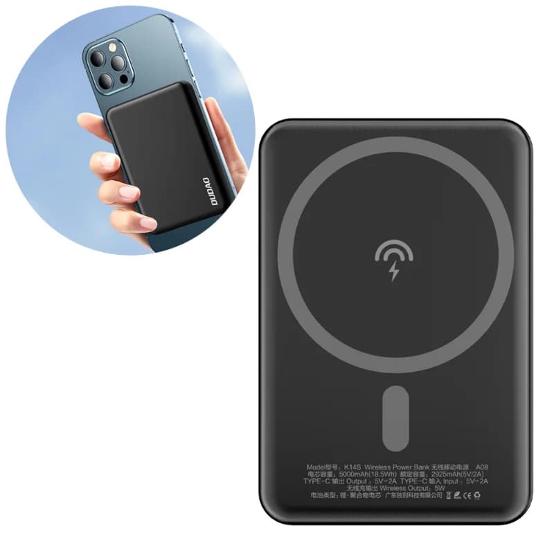 Powerbank Magsafe Dudao 5000mah Preto