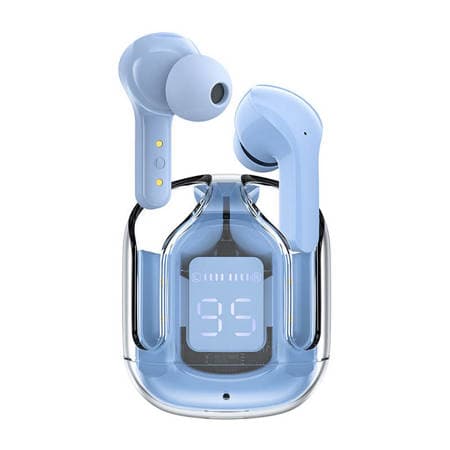 Acefast fones de ouvido sem fio TWS Bluetooth azul claro (T6 ice blue)
