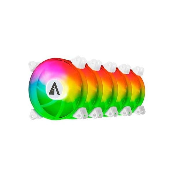 Pack de 5 fans 120mm Abysm Gaming Arclight branca