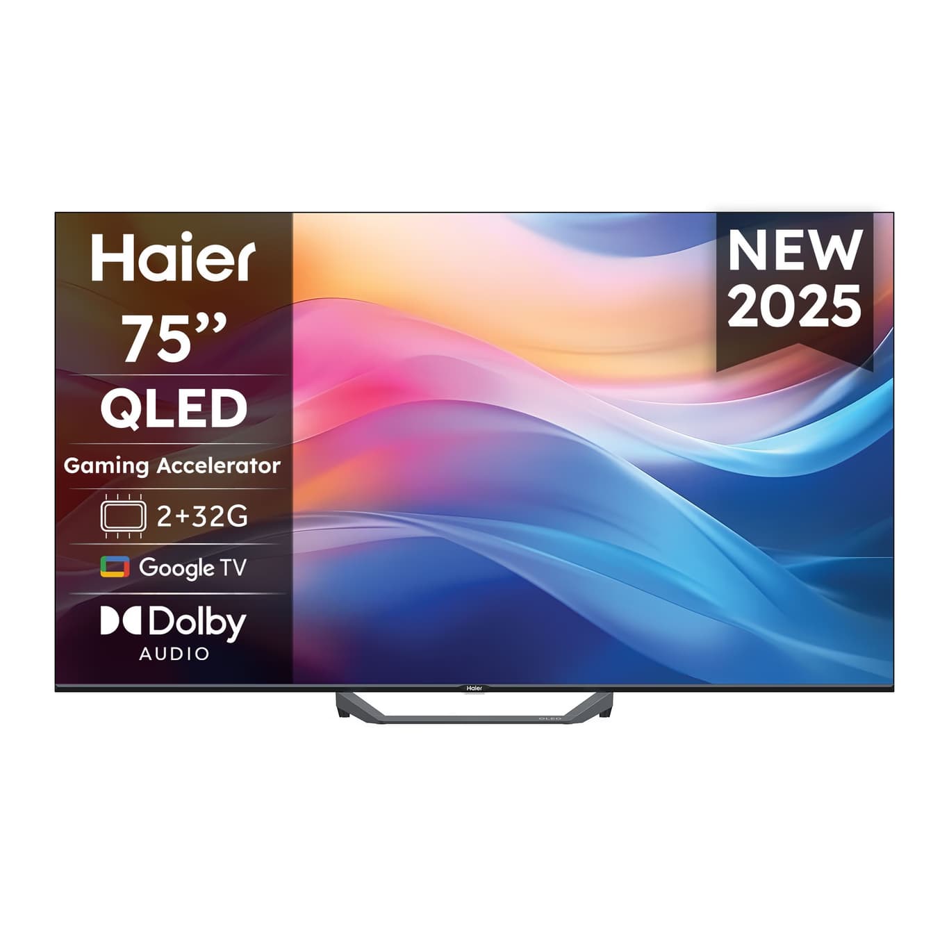 TV Haier 75" H75S80FUX QLED Smart Google 4K HDR
