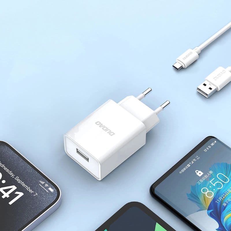 NÚCLEO DUDAO A4EUM USB A + CABO USB A - MICRO USB 1M - Tuga Mobile