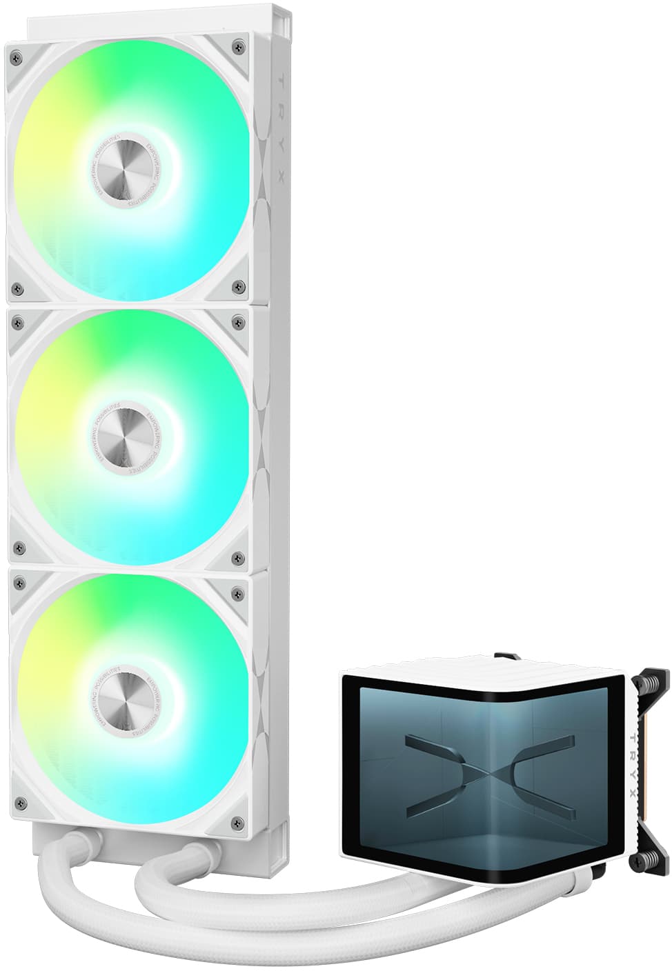 Water Cooler CPU TRYX Panorama Upgraded 360 ARGB Branco