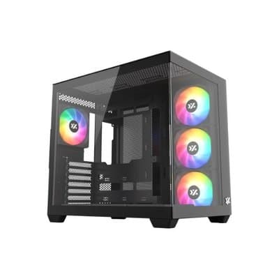 XYZ TESSERACT X ATX, Micro-ATX, Mini-ITX aRGB Preto