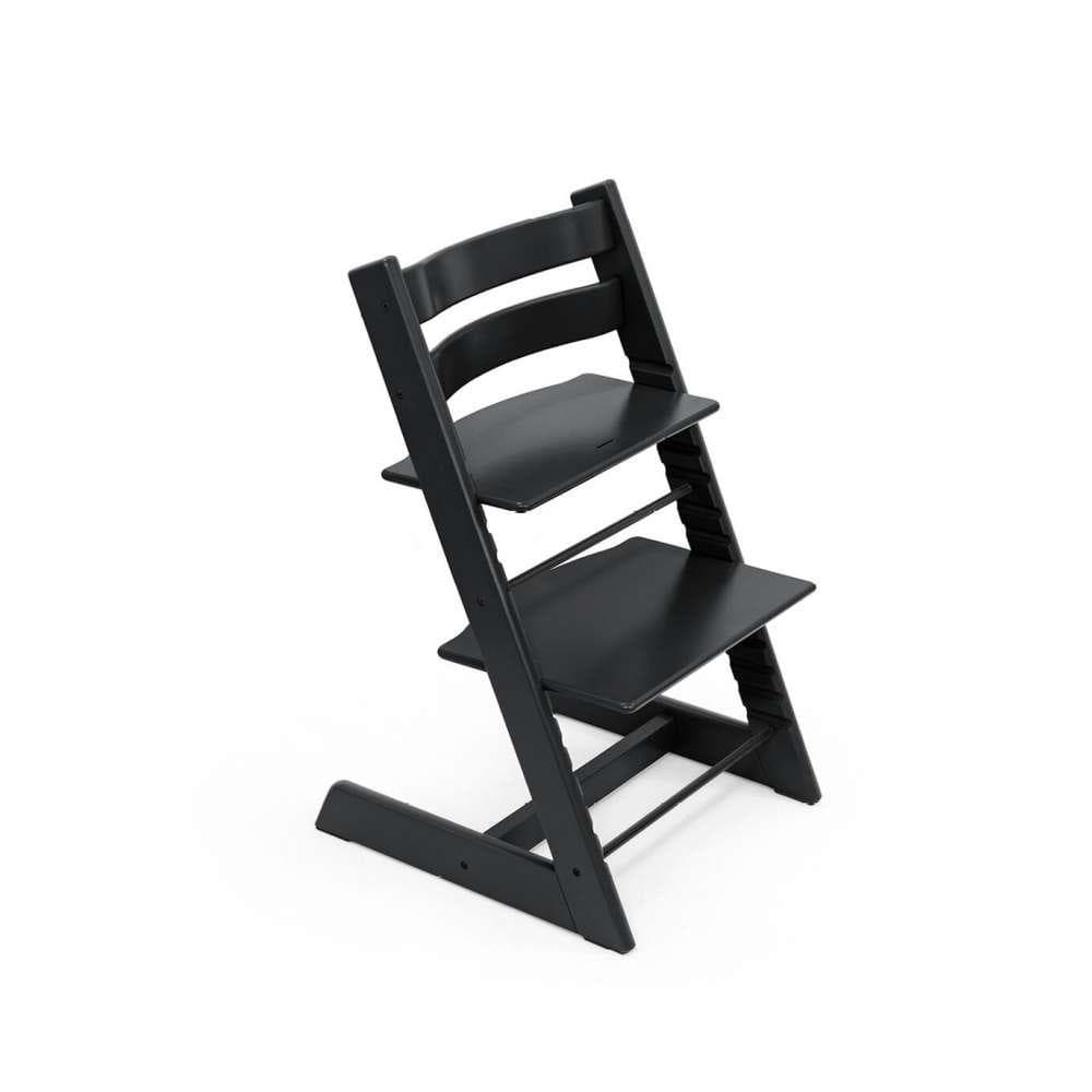 Stokke Cadeira de Papa Tripp Trapp Black + Newborn Set Grey