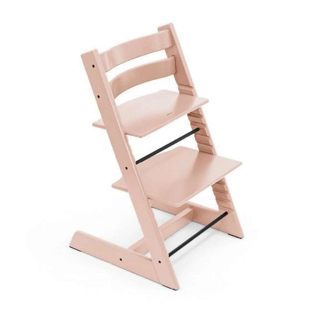 Cadeira da Papa Stokke Tripp Trapp em Madeira Serene Pink