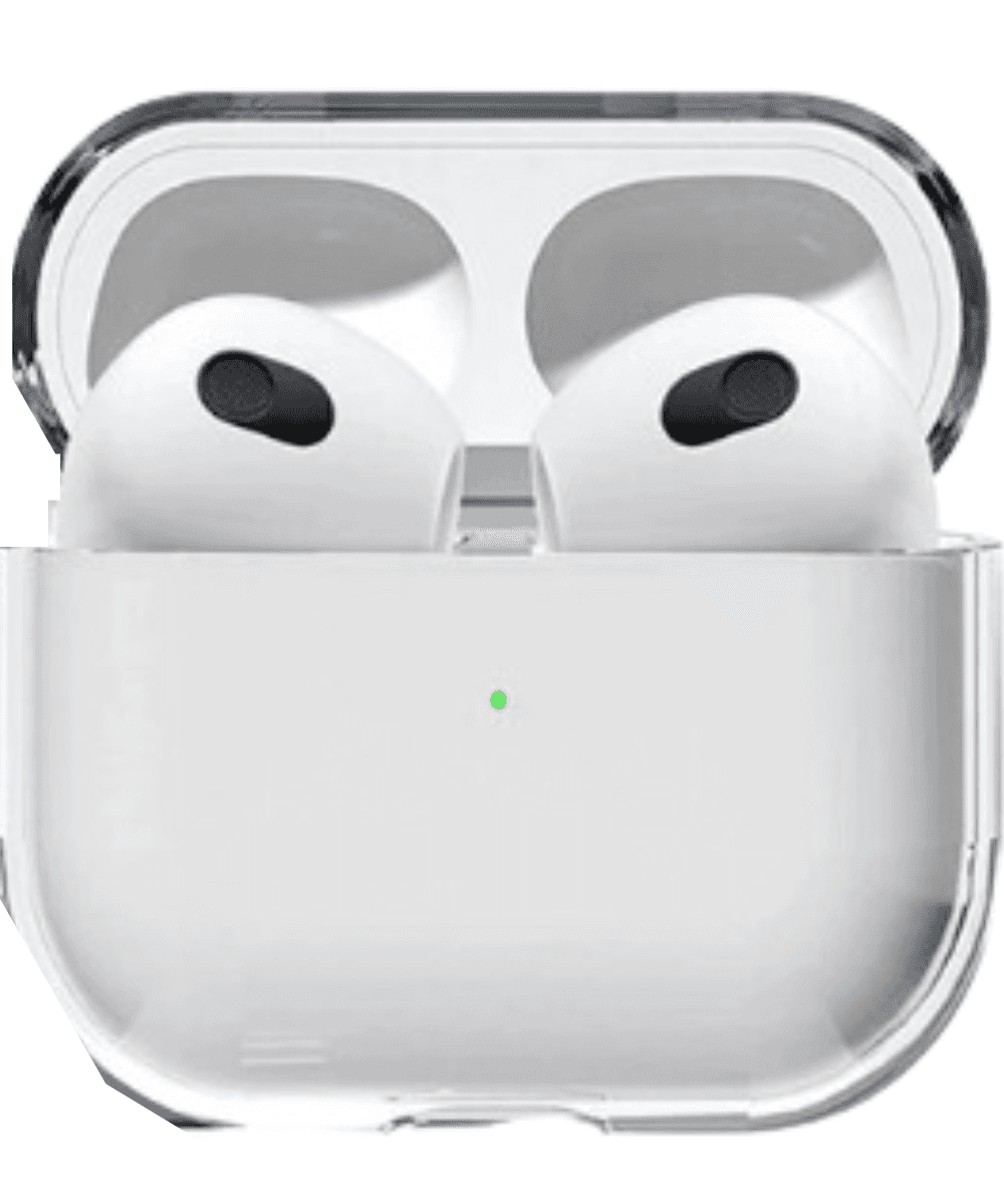 Capa de Silicone Fones de ouvido AirPods 3 Transparente