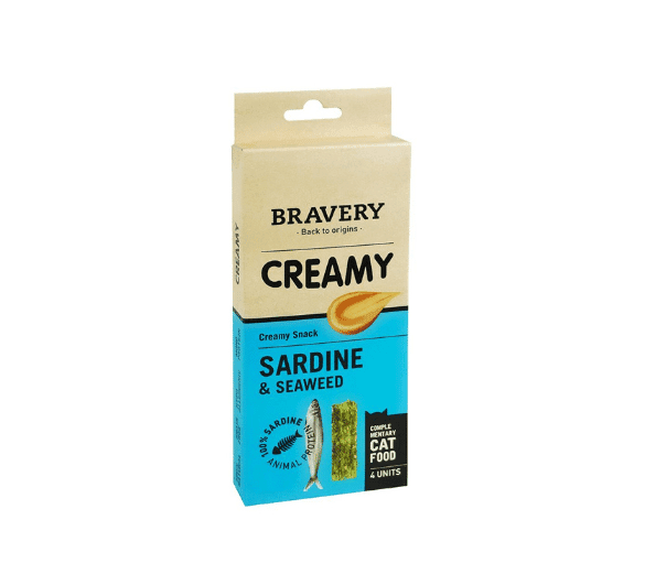 Bravery Creamy Sardinha e Algas - ParAnimais