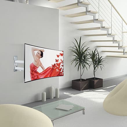 Barkan Suporte 4 Movimentos Inclinável Giratório 29"-65" Branco 3400W