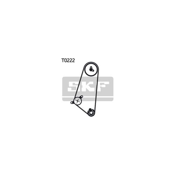 SKF - VKMC 01100 - Bomba de água + kit de correia dentada - 7316571193083