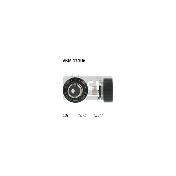 SKF - VKM 11106 - Rolo tensor, correia dentada - 7316571411743