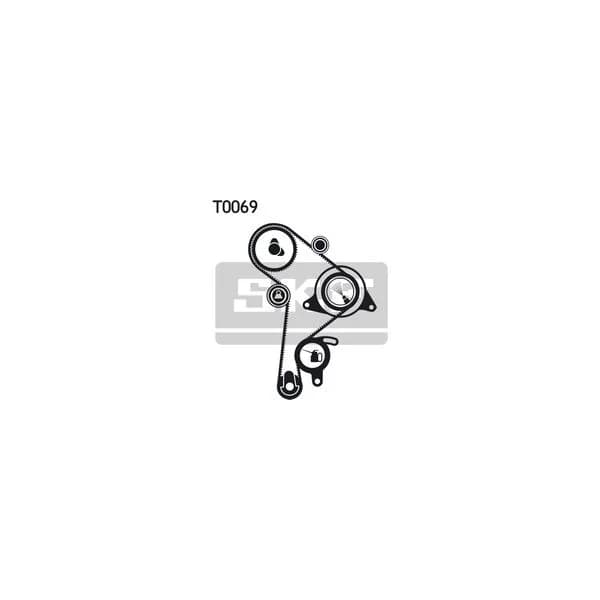 SKF - VKMA 01011 - Jogo de correias dentadas - 7316575753092