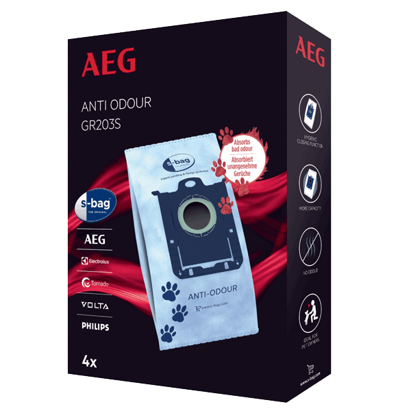 AEG Saco para Aspirador GR203s - 4 Unidades