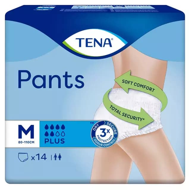 Tena Pants Cueca Plus M 14 Unidades