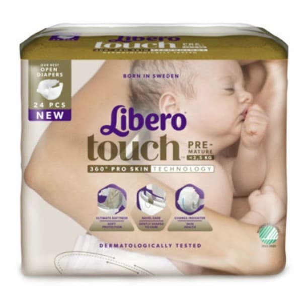 LIBERO BABY CONFORT FRALDAS PREMATURO X 24 UNIDADES | WOWFARMA