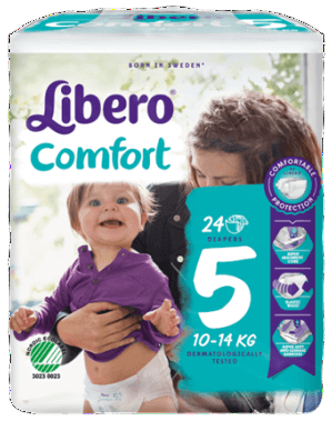 LIBERO COMFORT 5 FRALD 10-14KG X24 UNIDADES | WOWFARMA