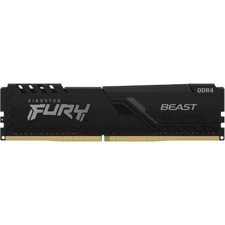 Memória RAM Kingston 8GB Fury Beast DDR4 3200MHz CL16 Preto - KF432C16BB/8