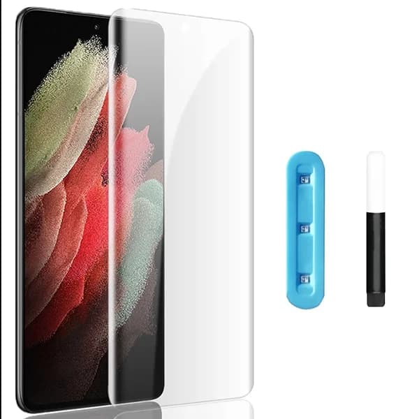 Película de Vidro Curvada Full Glue UV para Huawei Mate 40 RS Porsche