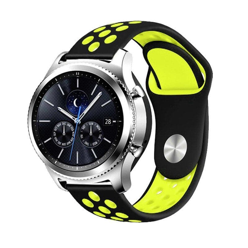 Bracelete SportyStyle para Huawei Watch GT 3 46mm - Preto / Verde