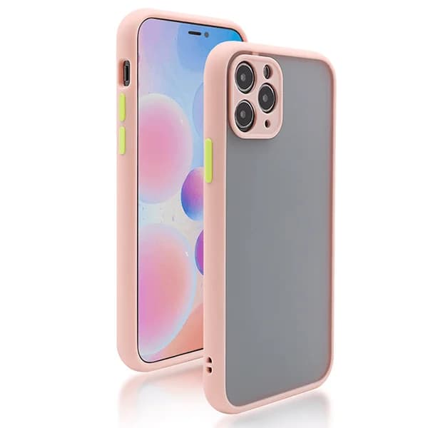 Capa Anti Choque Camera Protection para Apple iPhone 13 Pro - Rosa