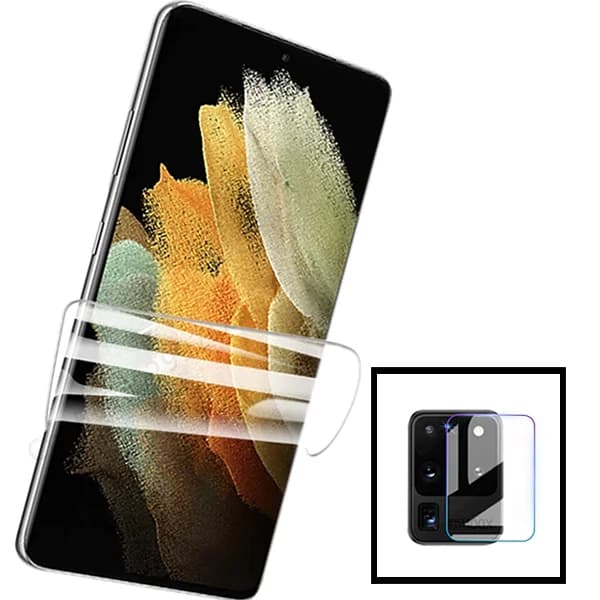Kit Película Protectora de Hydrogel Frente + Câmara para Samsung Galaxy S10 Plus