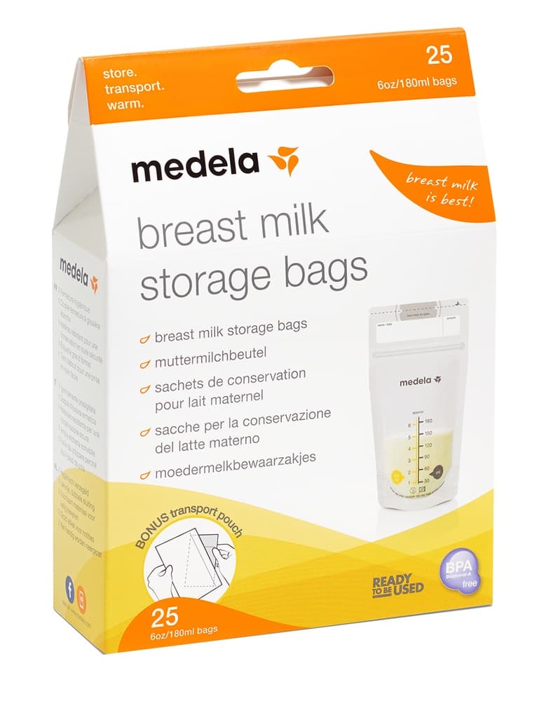Medela Sacos de Conservação de Leite Materno 180ml 25 un.
